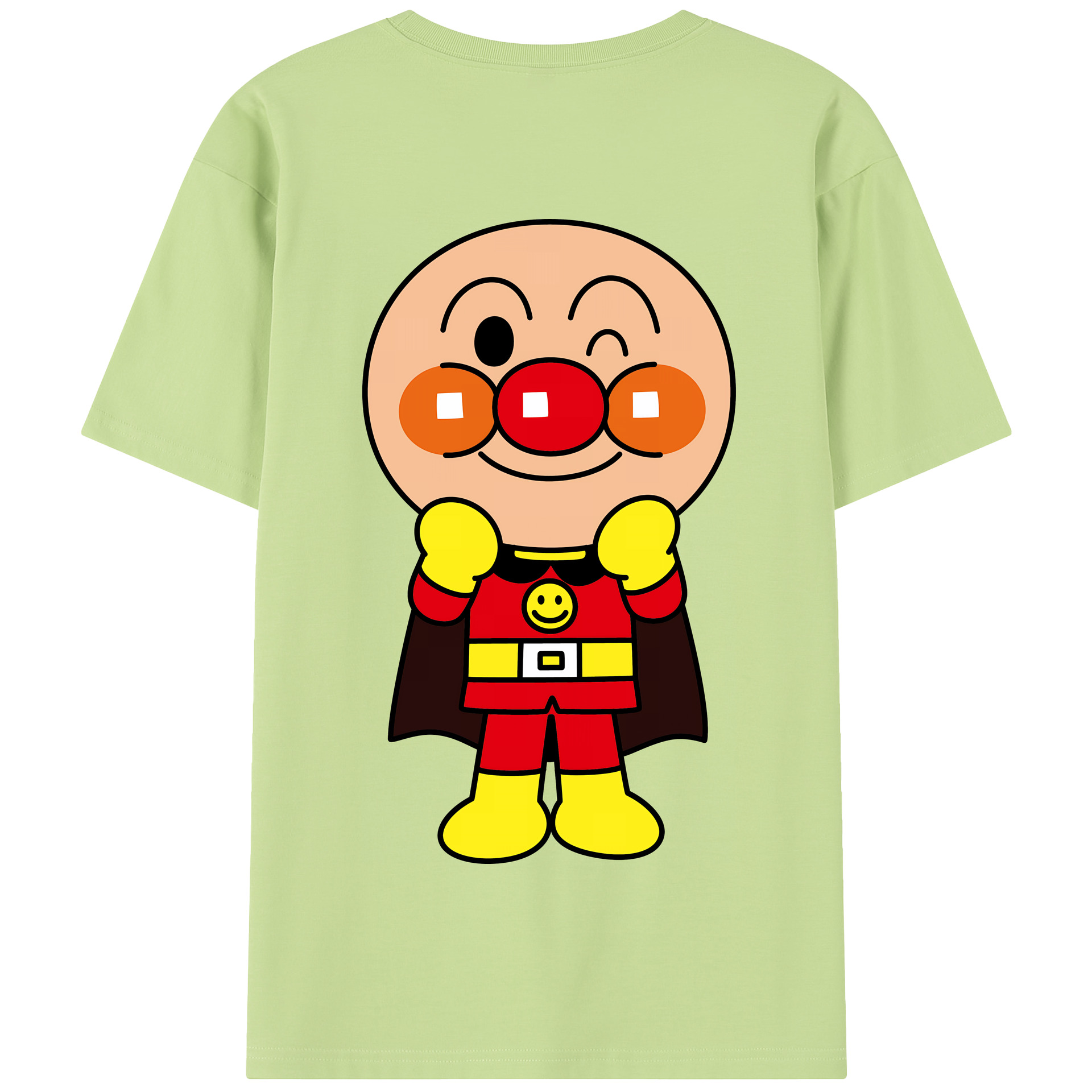 （画像用） アンパンマン Anpanman 綿100％半袖Tシャツ（背面プリント）